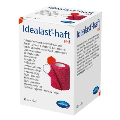 Obin.elast.Idealast-haft color 8cmx4m/1ks červená