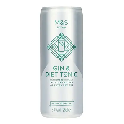 Marks & Spencer Alkoholický koktejl Gin & Tonic 8 %