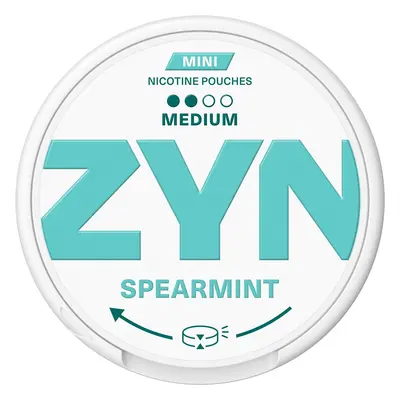 Zyn Spearmint Mini Medium nikotinové sáčky