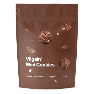 Vilgain BIO Mini Cookies kešu, čokoláda a vlašské ořechy