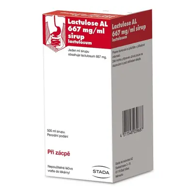 LACTULOSE AL 667MG/ML sirup 1X500ML