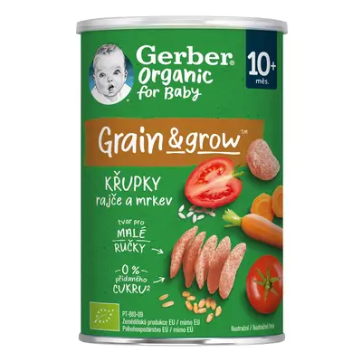 Gerber Organic BIO Křupky s rajčaty a mrkví