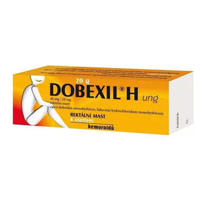 DOBEXIL H UNG 40MG/20MG Rektální mast 1X20G