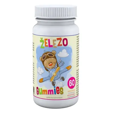 Železo Gummies 60 pektinových bonbónů