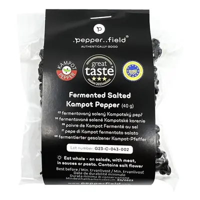 .pepper..field Fermentovaný solený Kampotský pepř malý Prezidentská edice