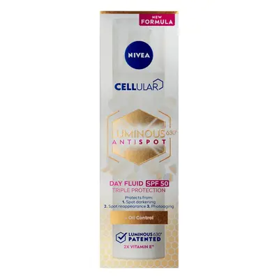 Nivea Cellular Luminous denní krém proti pigmentovým skvrnám SPF 50