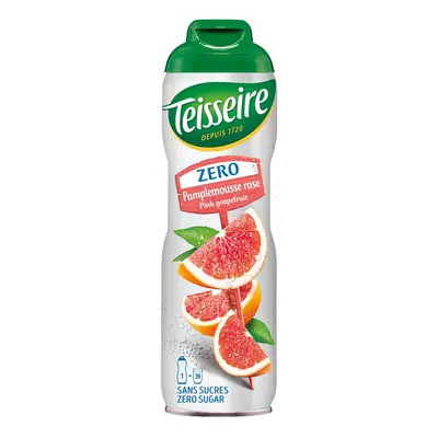 Teisseire Sirup růžový grapefruit bez cukru