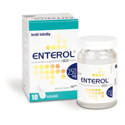 ENTEROL 250MG Tvrdá tobolka 10