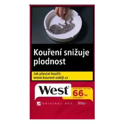 West Red cigaretový tabák – Doprodej