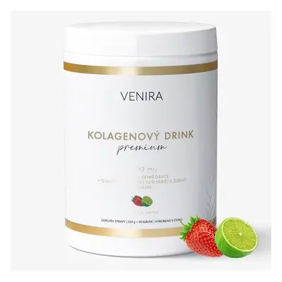 Venira Premium kolagenový drink jahoda+limeta 324g