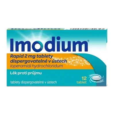 IMODIUM RAPID 2MG Tableta dispergovatelná v ústech 12