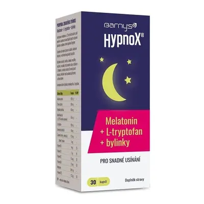 Barnys HypnoX MELATONIN+L-tryptofan cps.30