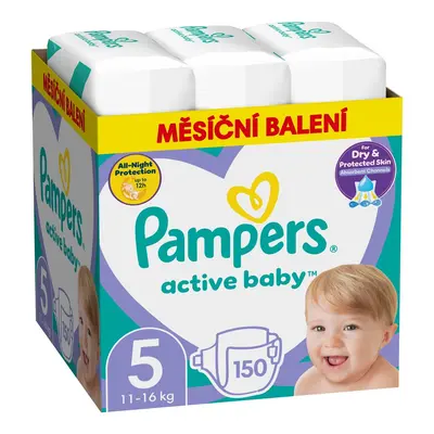 Pampers Active baby jednorázové plenky 5 (11–16 kg)