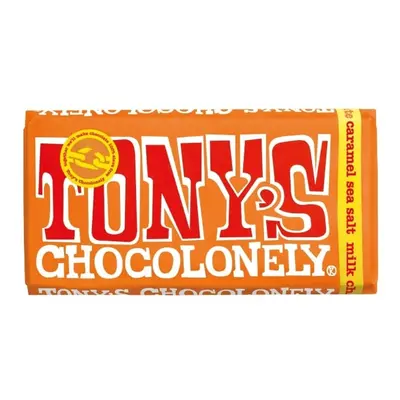 Tony´s Chocolonely Mléčná čokoláda s karamelem a mořskou solí