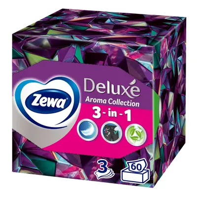 Zewa Deluxe Aroma Collection papírové kapesníky 3vrstvé box