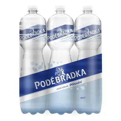 Poděbradka Jemně perlivá (6x1,5l)