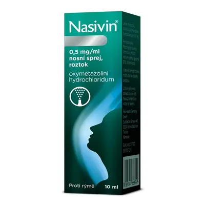 NASIVIN 0,5MG/ML Nosní sprej, roztok 10ML