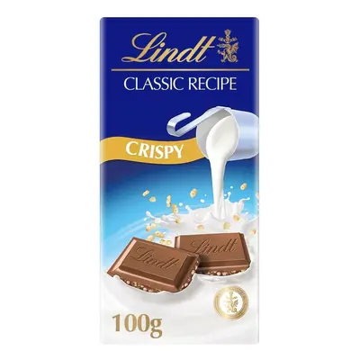 Lindt Classic mléčná čokoláda s kousky sušenek