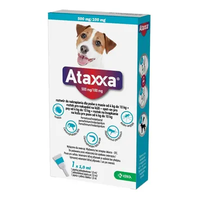 Ataxxa pro psy 4-10kg spot-on 1x1ml