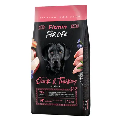 Fitmin Dog For Life Duck & Turkey krmivo pro psy