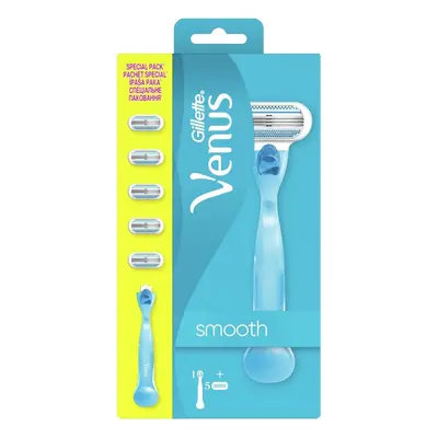 Gillette Venus Smooth Holicí strojek – 5 holicích hlavic