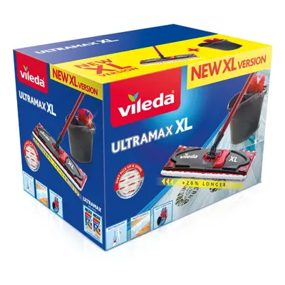 Vileda Ultramax XL set plochý mop a kýbl se ždímacím košem