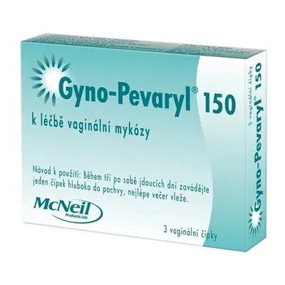 GYNO-PEVARYL 150MG Vaginální kulička 3