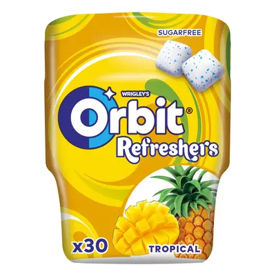 Wrigley's Orbit Refreshers Žvýkačky bez cukru Tropical dóza