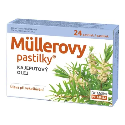 Müllerovy pastilky s kajeputovým olejem 24ks