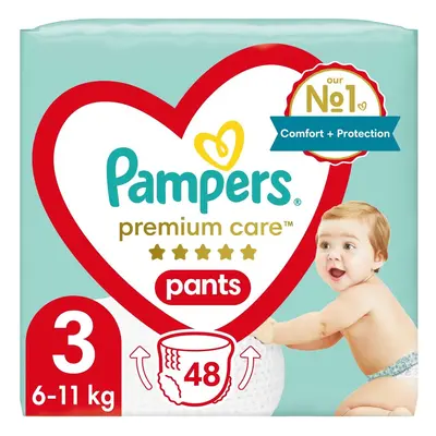 Pampers Pants Premium care plenkové kalhotky 3 (6–11 kg)