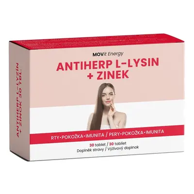 MOVit AntiHerp L-Lysin + Zinek tbl.30