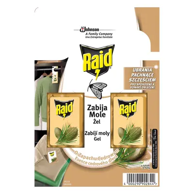 Raid proti šatním molům gel cedr