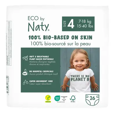 Eco by Naty BIO Jednorázové dětské plenky maxi (velikost 4) 7–18 kg