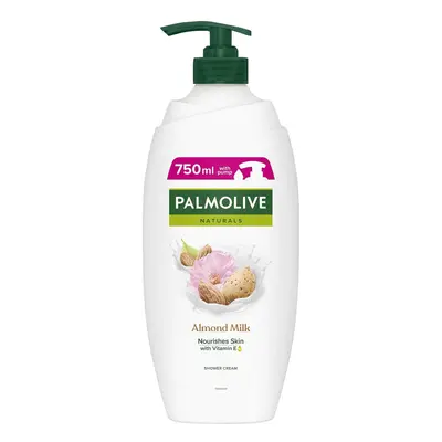 Palmolive Naturals Almond & Milk sprchový gel s hydratačním mlékem pro ženy pumpa