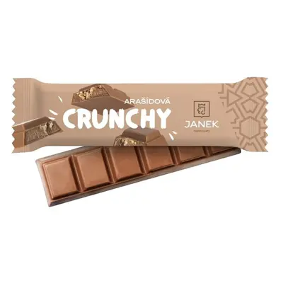 Čokoládovna Janek Arašídová tyčinka crunchy