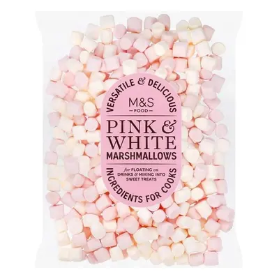 Marks & Spencer Růžové a bílé bonbóny marshmallow