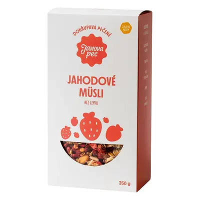 Janova pec První Pečené müsli jahodové bez lepku