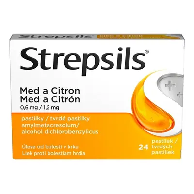 STREPSILS MED A CITRON 0,6MG/1,2MG pastilka 24