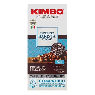 Kimbo Espresso barista decaffeino kávové kapsle