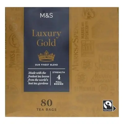 Marks & Spencer Porcovaný čaj Luxury Gold