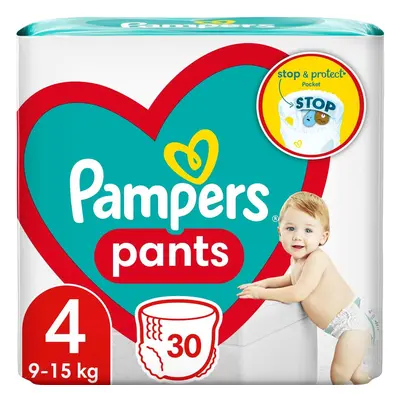 Pampers Pants plenkové kalhotky 4 (9–15 kg)