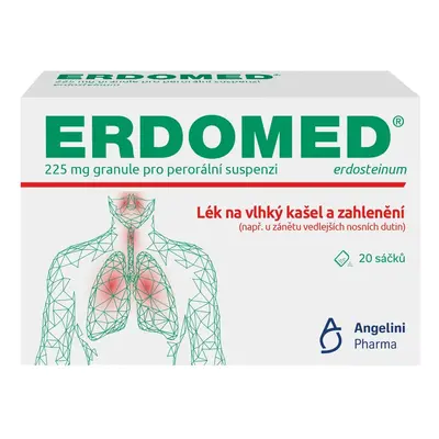 ERDOMED 225MG Granule pro perorální suspenzi 20