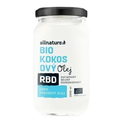 Allnature BIO RBD Kokosový olej bez vůně