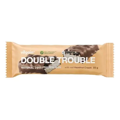 Vilgain Double Trouble Protein Bar Lískooříškový krém s mléčnou čokoládou