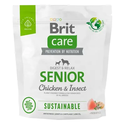 Brit Care Sustainable Senior Chicken & Insect pro psy