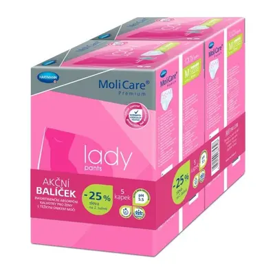 MoliCare Lady Pants 5kap. vel. M Duopack 2x8ks