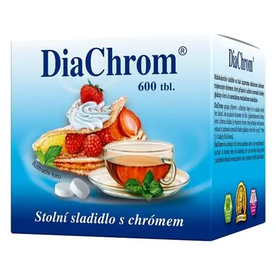 DiaChrom tbl.600 nízkokalorické sladidlo