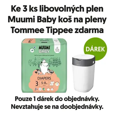 Muumi Baby EKO Jednorázové plenky midi 3 (5–8 kg)