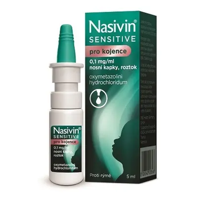 NASIVIN SENSITIVE PRO KOJENCE 0,1MG/ML Nosní kapky, roztok 1X5ML