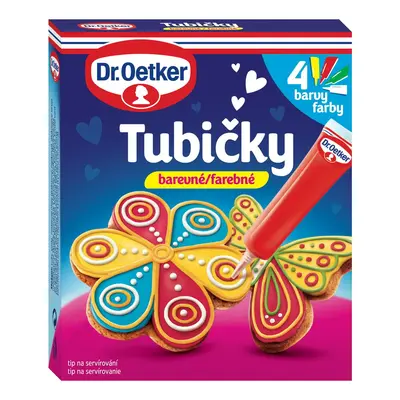 Dr.Oetker Tubičky na zdobení barevné